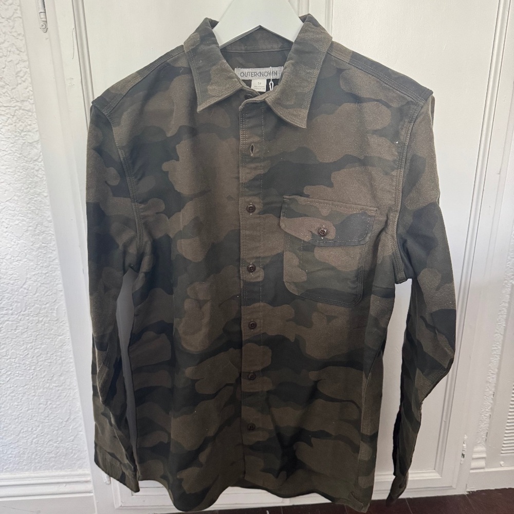 camouflage blanket shirt